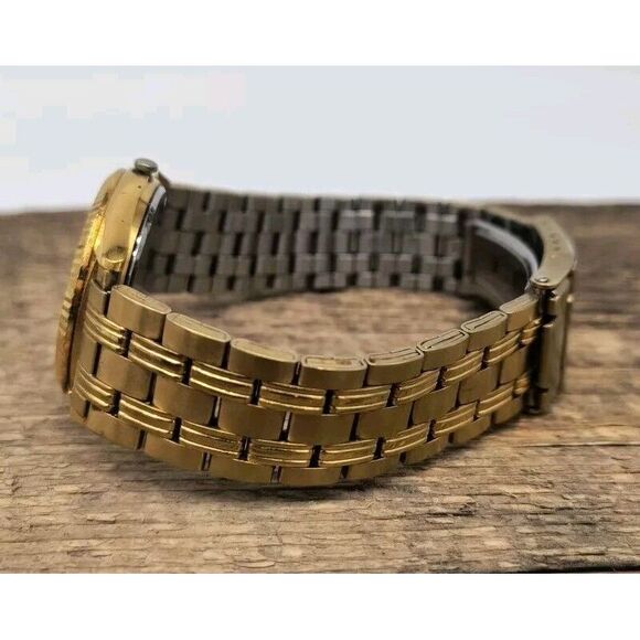 Vintage Seiko Mens Goldtone Quartz Watch 7N43-8119 - Picture 7 of 13